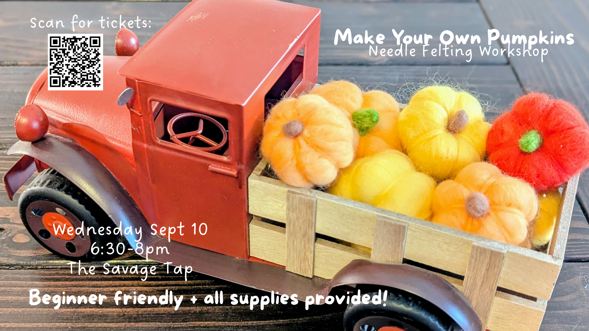 Make Your Own Needle Felted Pumpkins